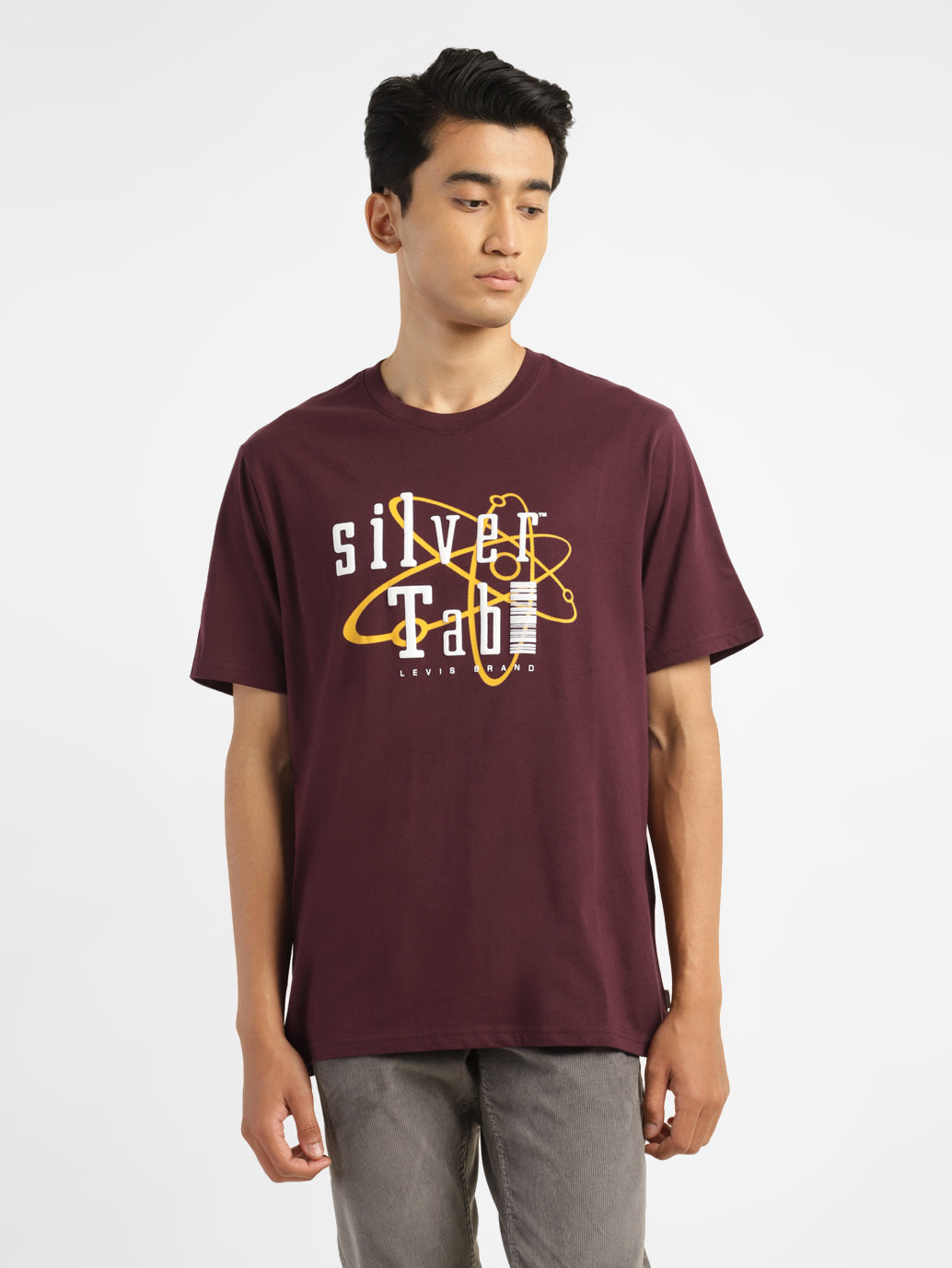Men's Solid Loose Fit T-shirt