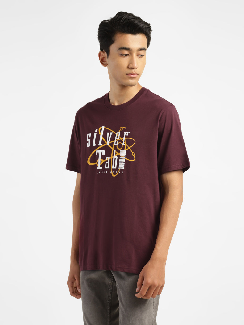 Men's Solid Loose Fit T-shirt - 74de3886-c106-414c-8624-5d8ba69cd72e View