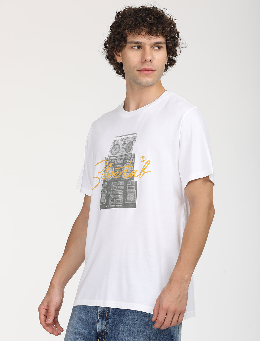 Men's Graphic Print Loose Fit T-Shirt