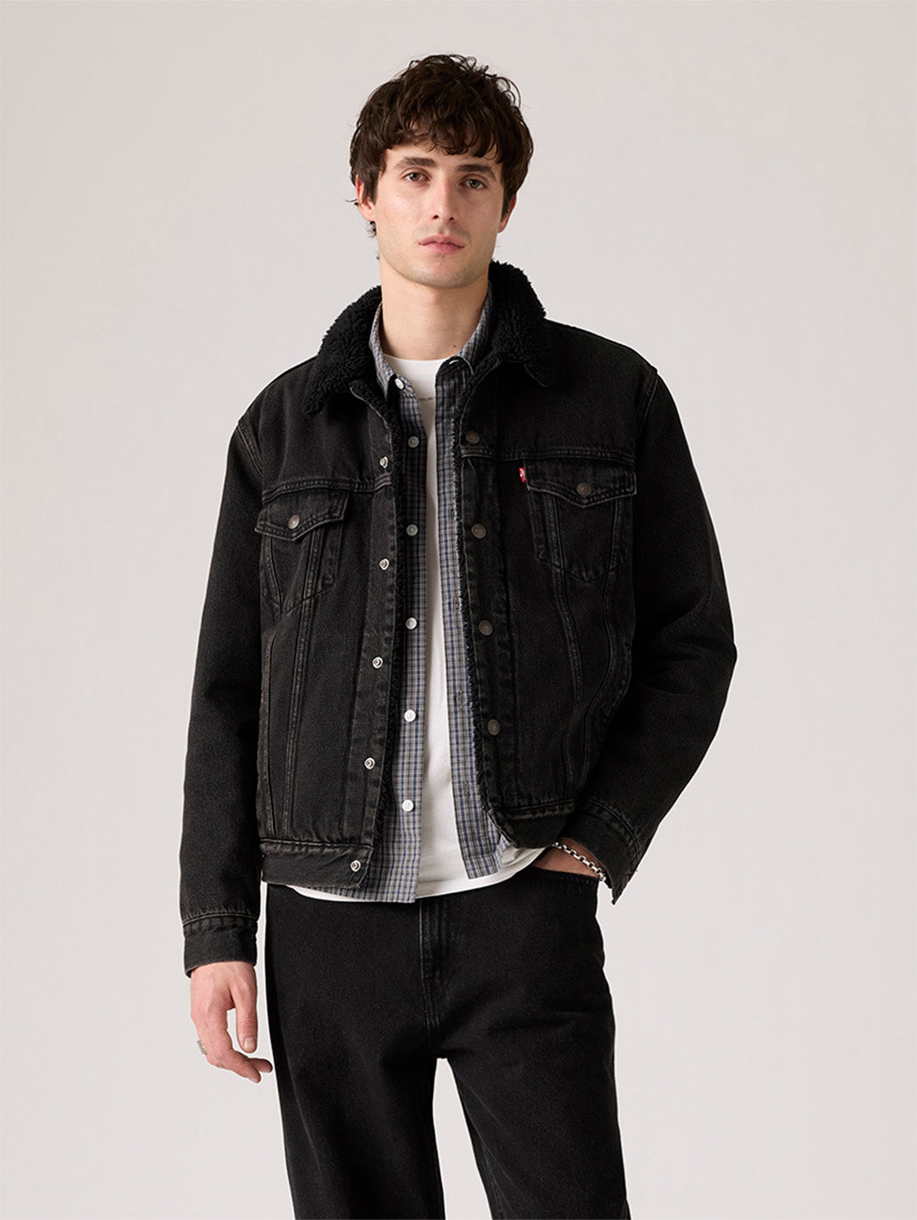 Men's Type III Sherpa Denim Trucker Jacket
