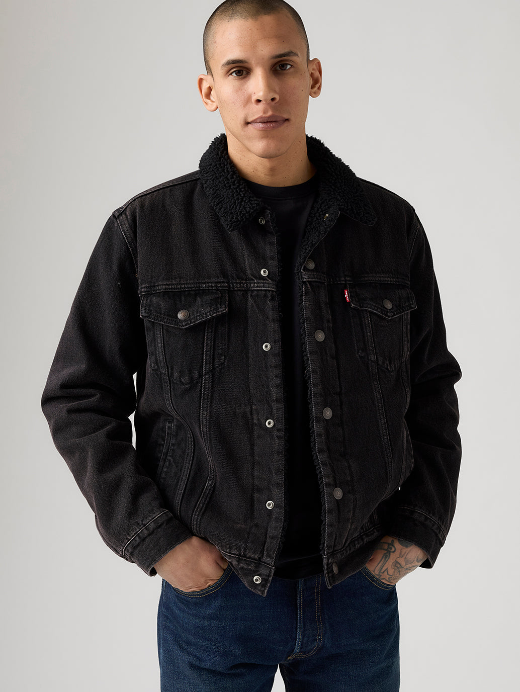 Levi's® Men's Type III Sherpa Trucker Jacket - Styleshot View