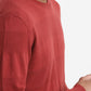 Men's Solid Crew Neck Sweater Red