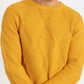 Men's Self Design Crew Neck Sweater