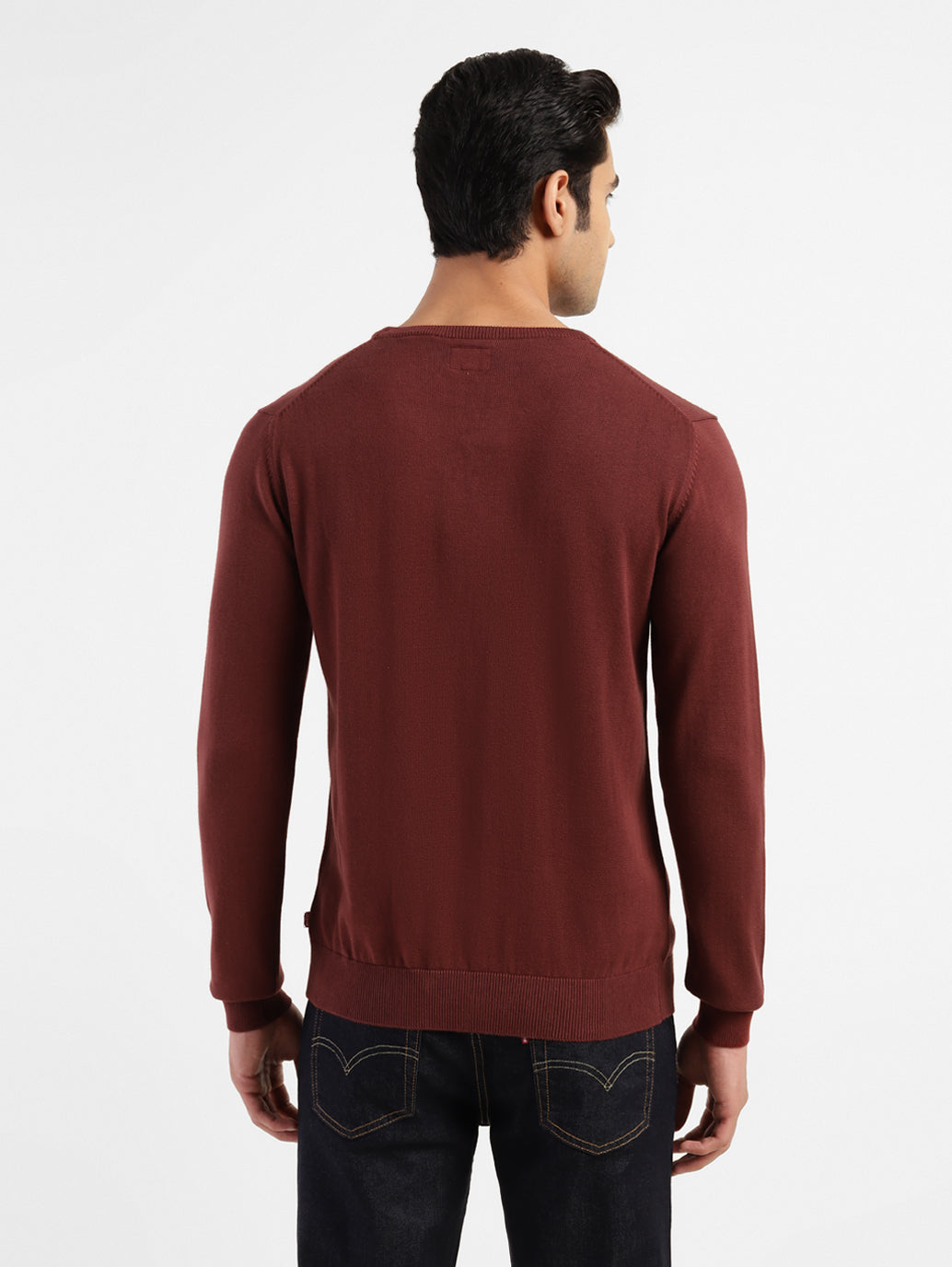 Men's Brand Logo Crew Neck Sweatshirt - 636b2f30-6f2c-4a64-93b5-02f9dc4d0384 View