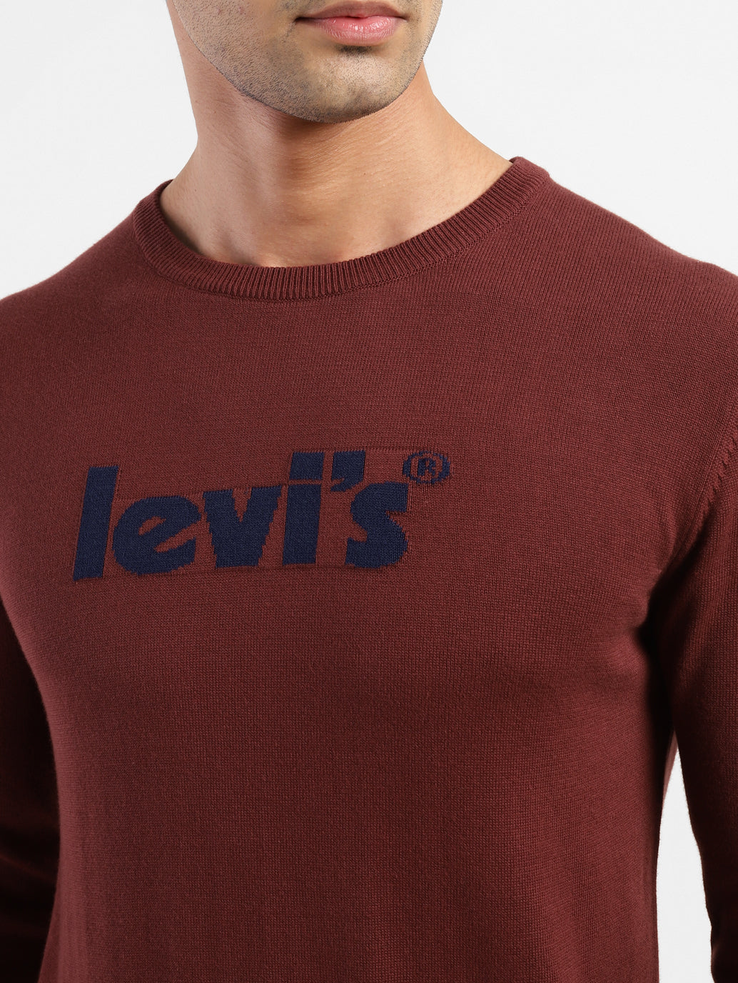 Men's Brand Logo Crew Neck Sweatshirt - c057ad47-c3cb-40f0-a171-9073f9d53adc View