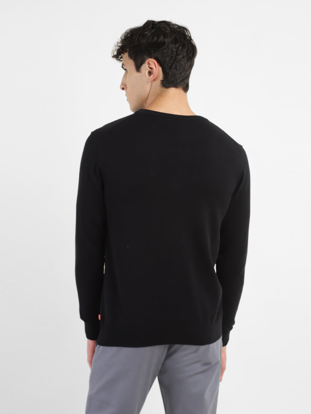 Men's Printed Crew Neck Sweater