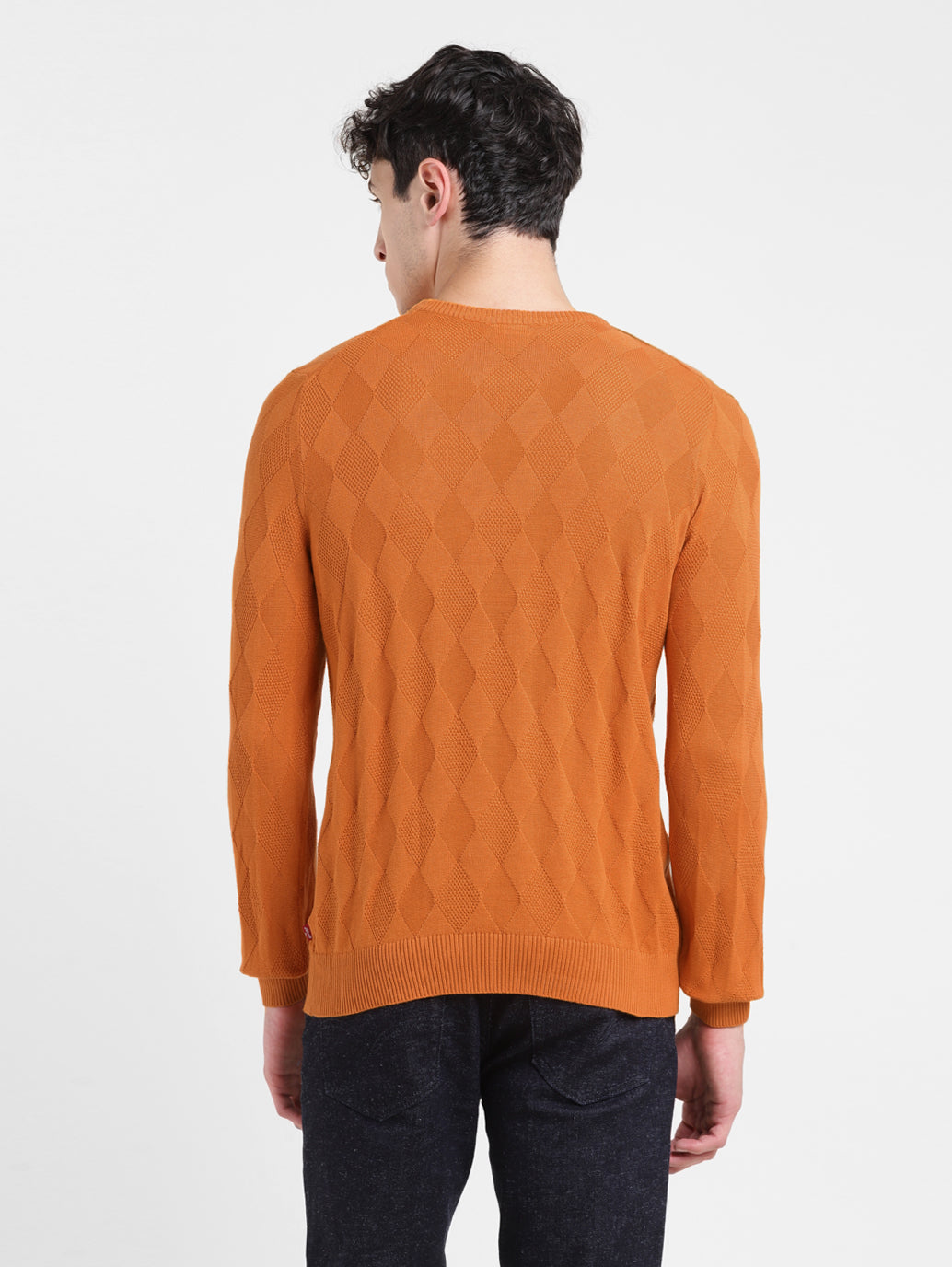 Orange top colour sweater