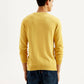 Men's Brand Logo Yellow Crew Neck Sweater - 20Back View
