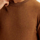 Men's Solid Crew Neck Sweater - Detail View