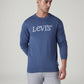 Men's Logo Printed Regular Fit Sweater - Front View