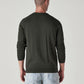 Men's Brand Logo Crew Neck Jersey Sweatshirt - Back View