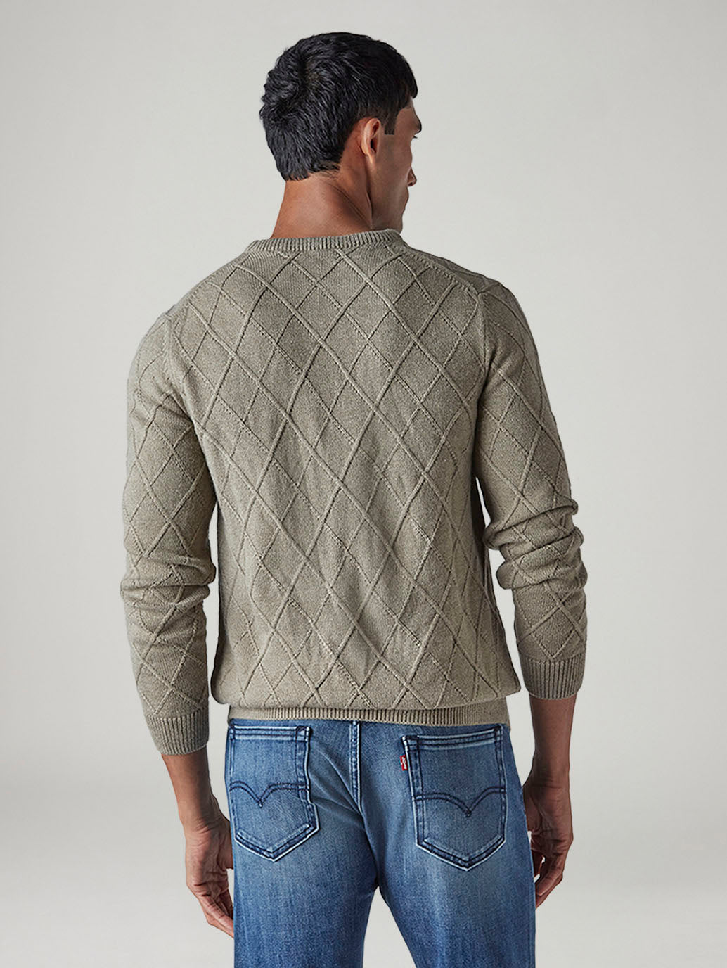 Men's Textured Regular Fit Sweater - 20 View