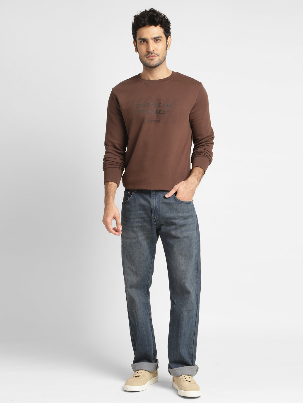 Men's 517 Blue Bootcut Fit Mid Rise Jeans - 9d1f9bdf-b738-4bab-9da4-a86da38ed6e6 View