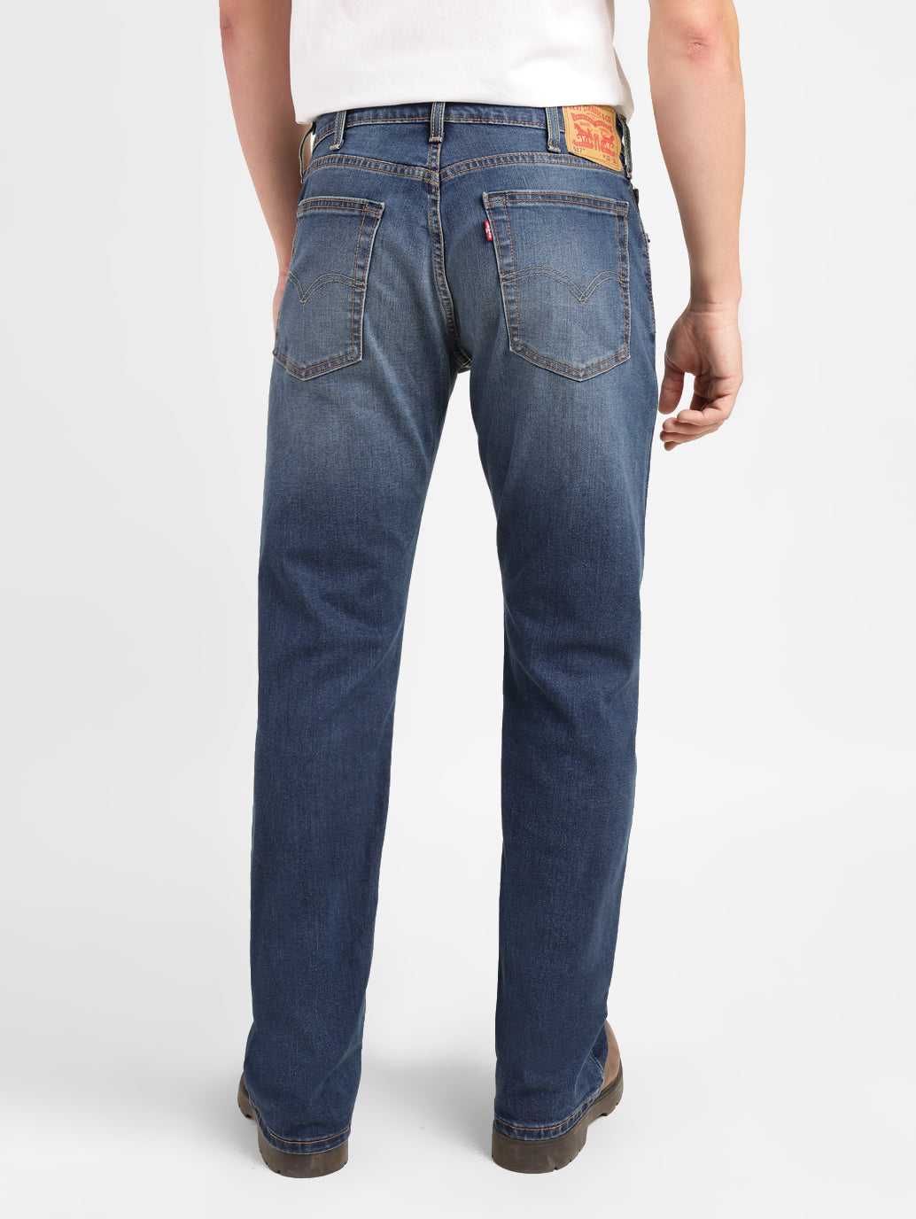 Men's 517 Blue Bootcut Fit Mid Rise Jeans