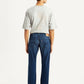 Men's 517 Blue Bootcut Fit Mid Rise Jeans - Back View
