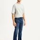 Men's 517 Blue Bootcut Fit Mid Rise Jeans - Side View