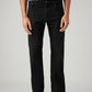 Men's 517 Black Bootcut Fit Mid Rise Jeans - Front View