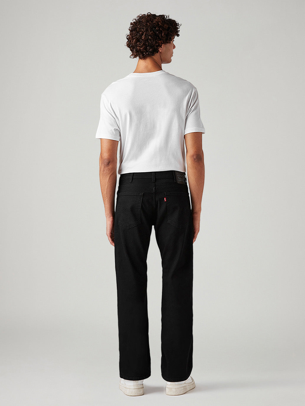 Men's 517 Black Bootcut Fit Mid Rise Jeans - Back View