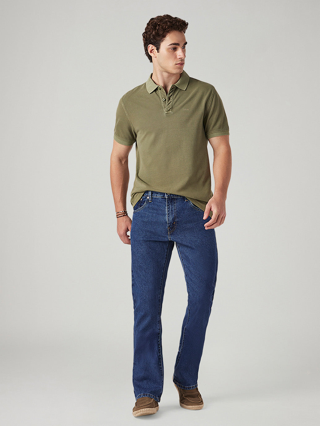 Mens 517 Mid rise Bootcut Fit Cotton Stretch Blend Jeans - 92a26715-50bb-44d6-befb-7fb226daaf51 View