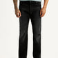 Men's 527 Black Bootcut Mid Rise Jeans - Front View