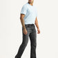 Men's 517 Charcoal Grey Bootcut Mid Rise Jeans - Side View