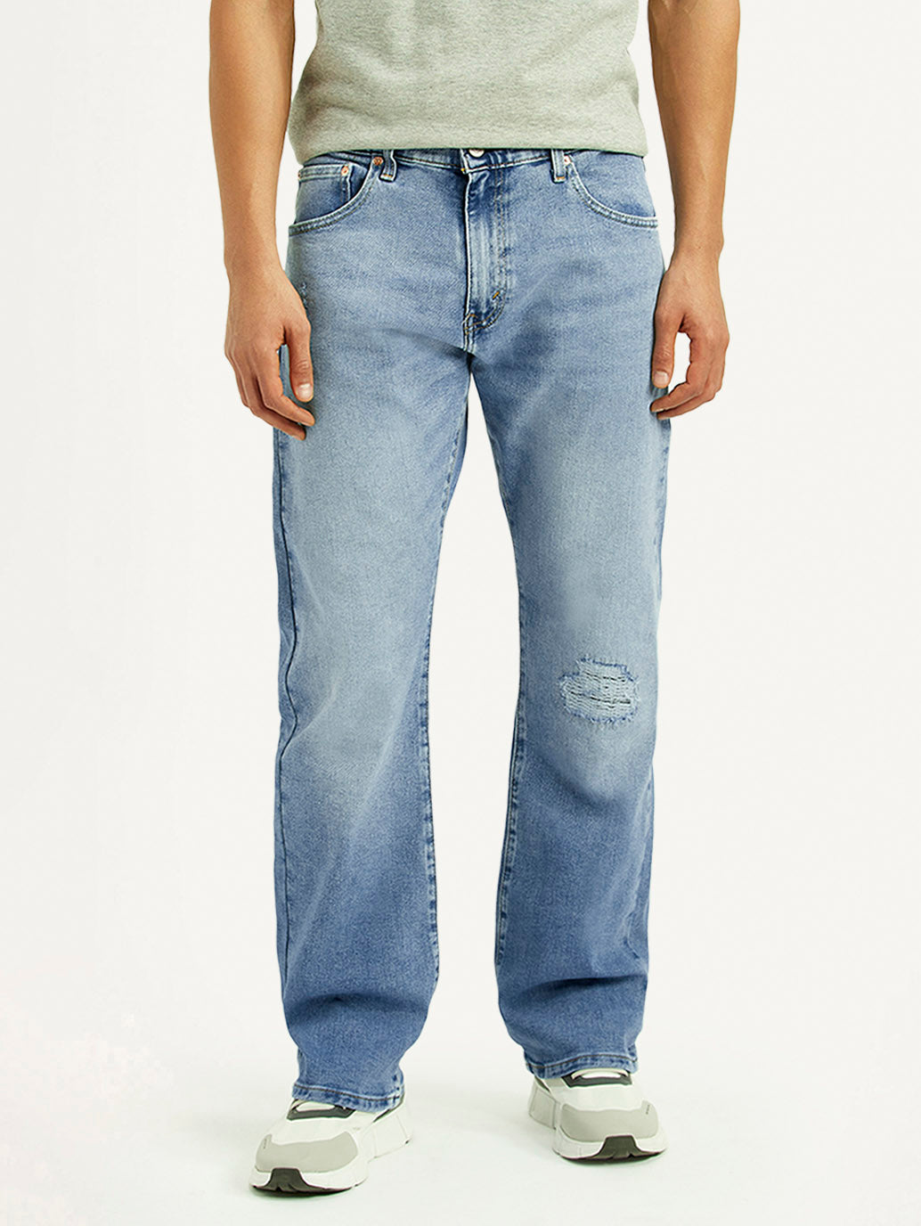 Men's 517 Light Blue Bootcut Fit Mid Rise Jeans - Front View