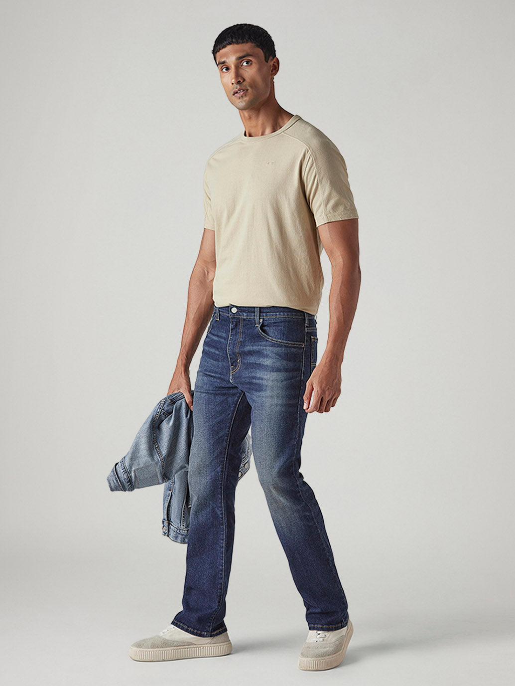 Men's 517 Dark Indigo Bootcut Fit Mid Rise Kooltex Jeans