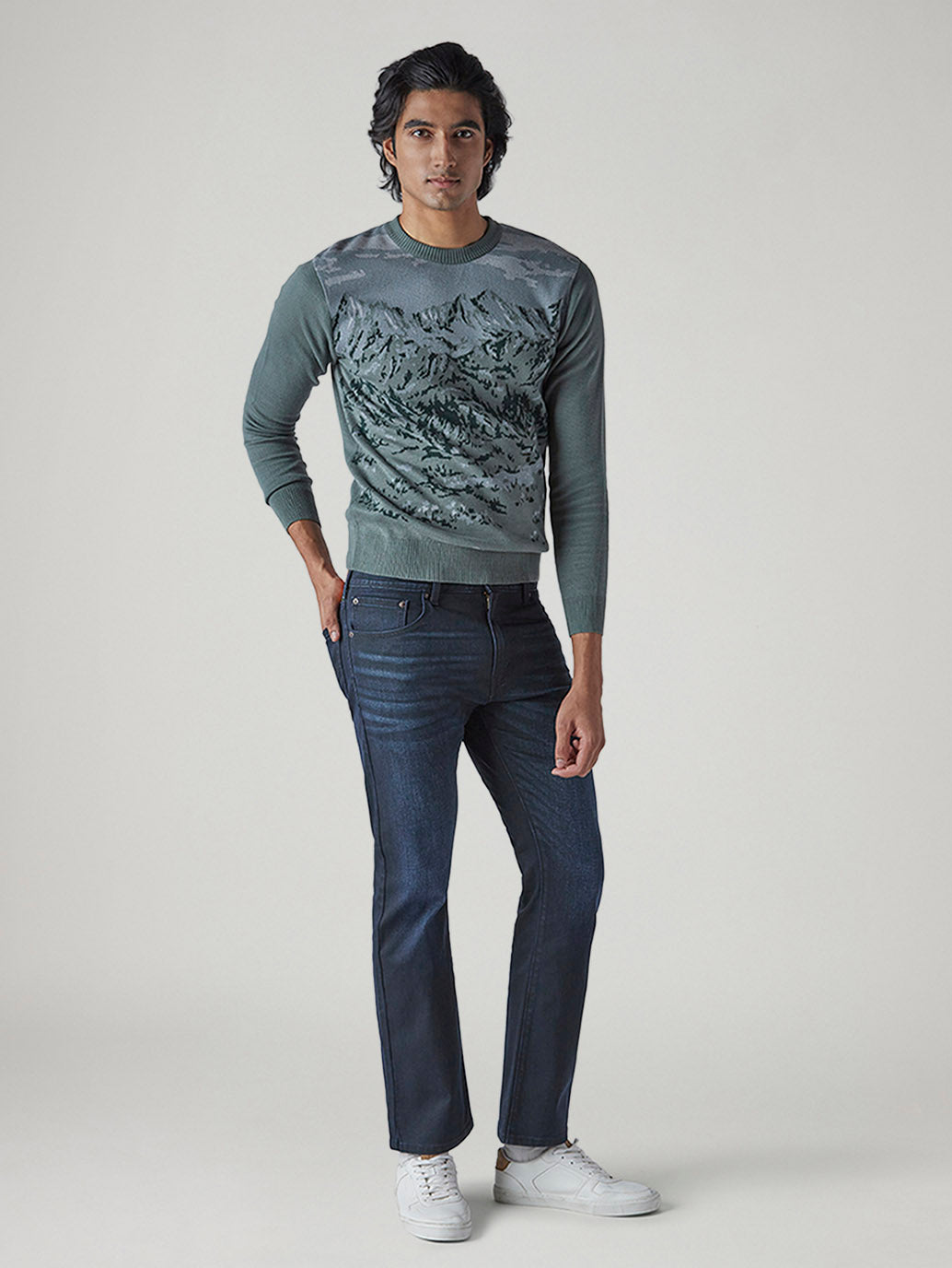 Men's 517 Dark Indigo Bootcut Fit Mid Rise Jeans