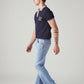 Men's 517 Light Blue Bootcut Fit Mid Rise Hyper Stretch Jeans - Side View