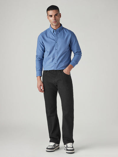 Men's 517 Black Bootcut Fit Mid Rise Jeans-image-15