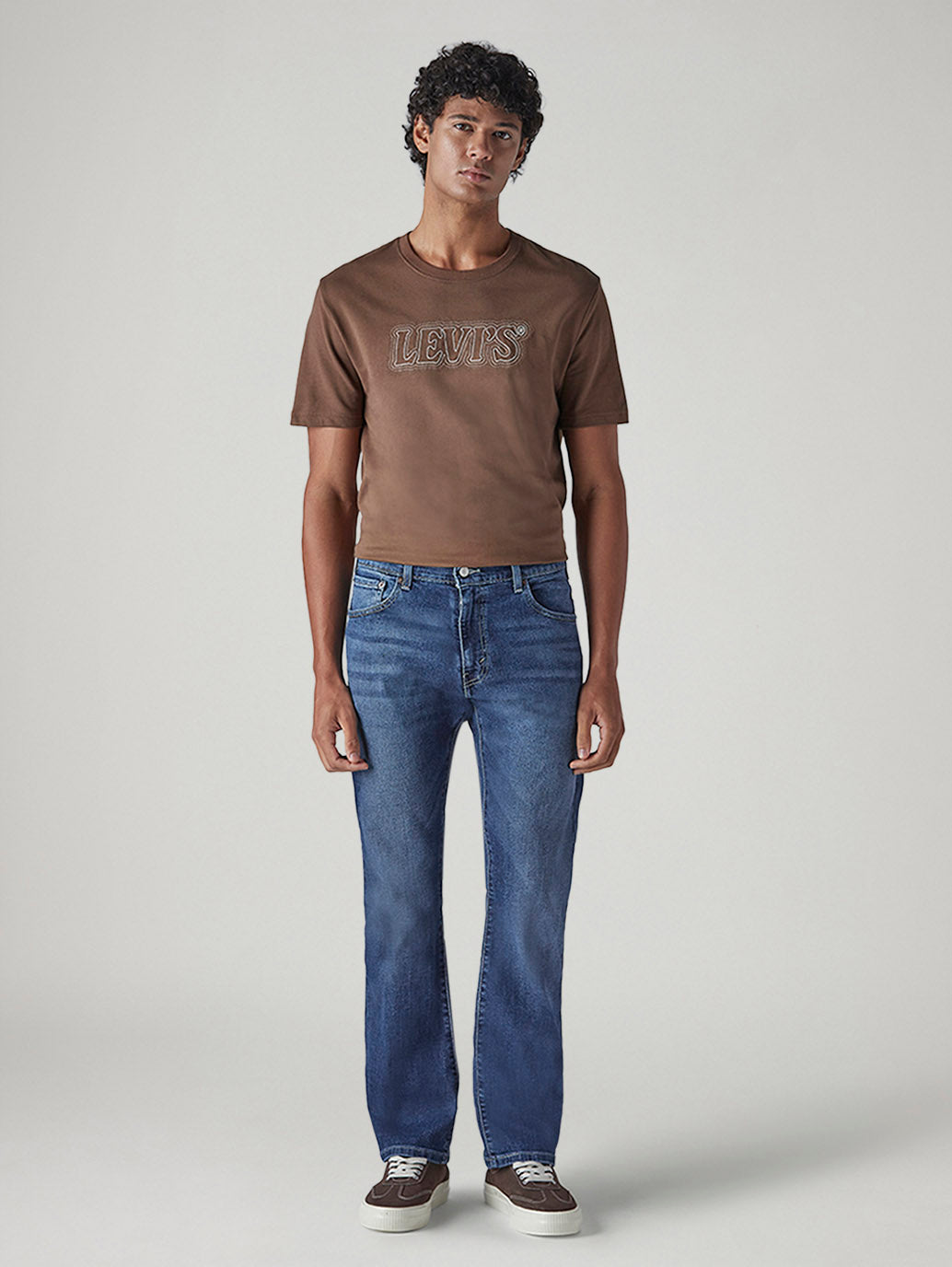 Men's 517 Blue Bootcut Fit Mid Rise Jeans - 20 View