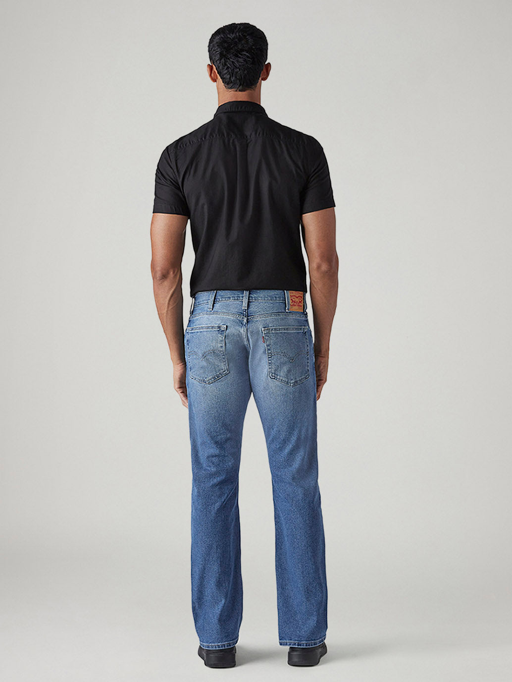Men's 517 Med Indigo Bootcut Fit Mid Rise Jeans - Back View