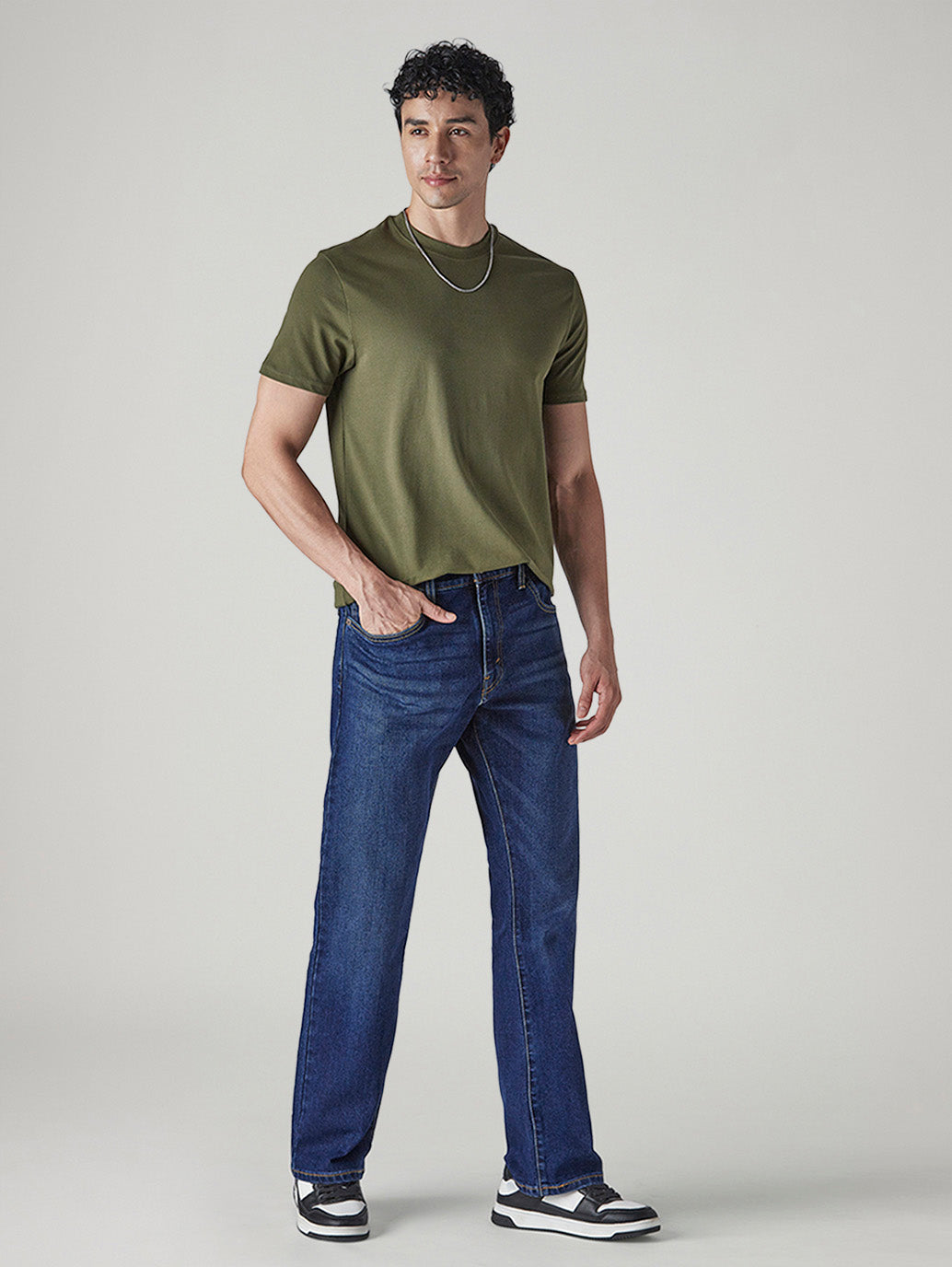 Men's 517 Dark Indigo Bootcut Fit Mid Rise Jeans