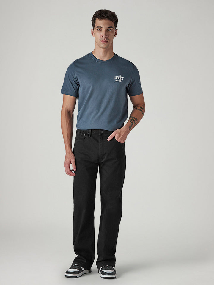 Men's 517 Black Bootcut Fit Mid Rise Jeans