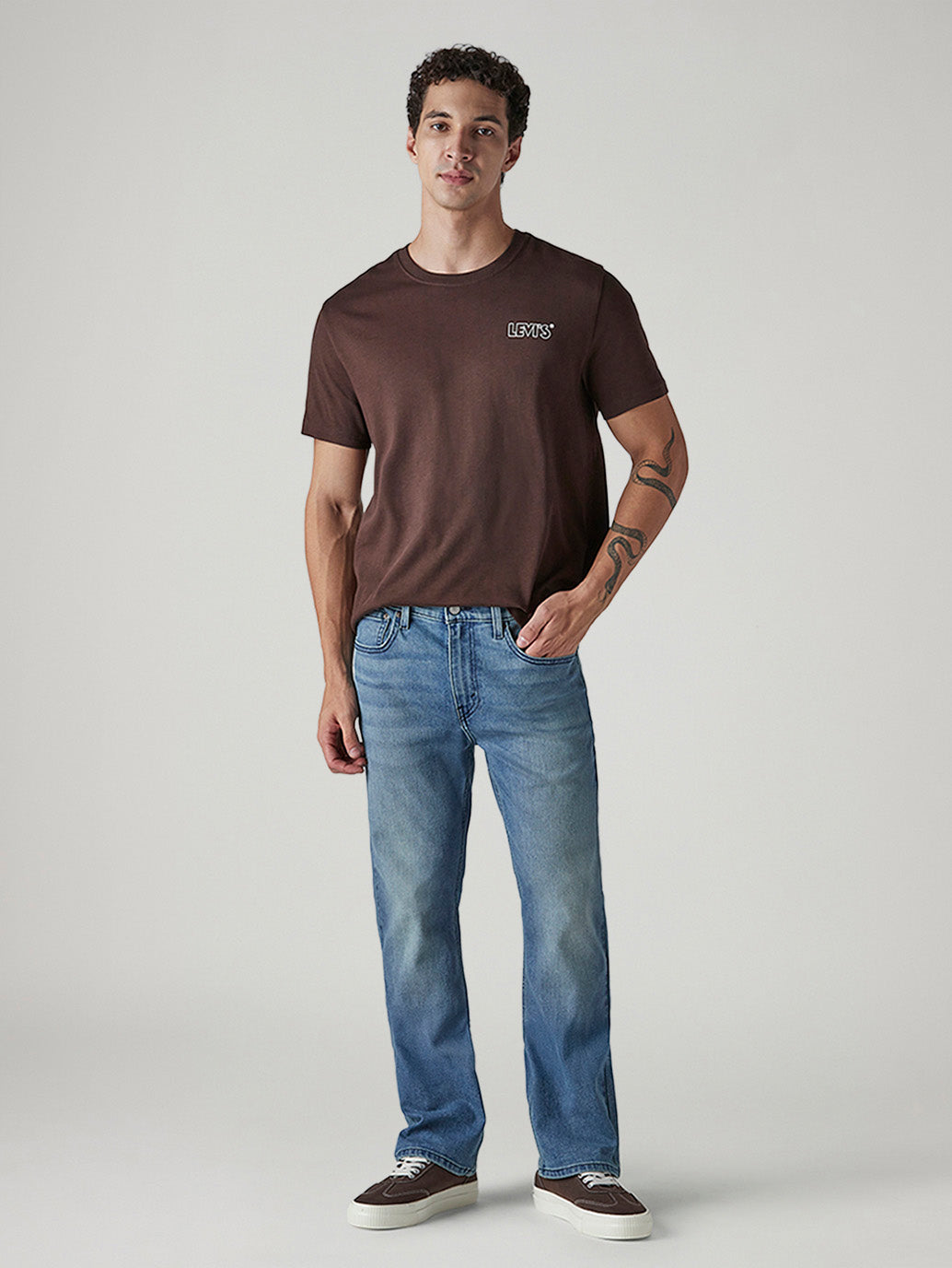 Men's 517 Light Indigo Bootcut Fit Mid Rise Jeans