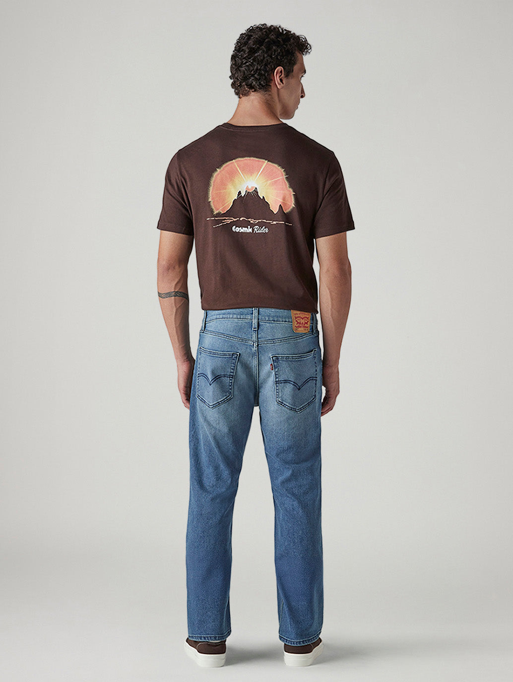 Men's 517 Light Indigo Bootcut Fit Mid Rise Jeans - Back View