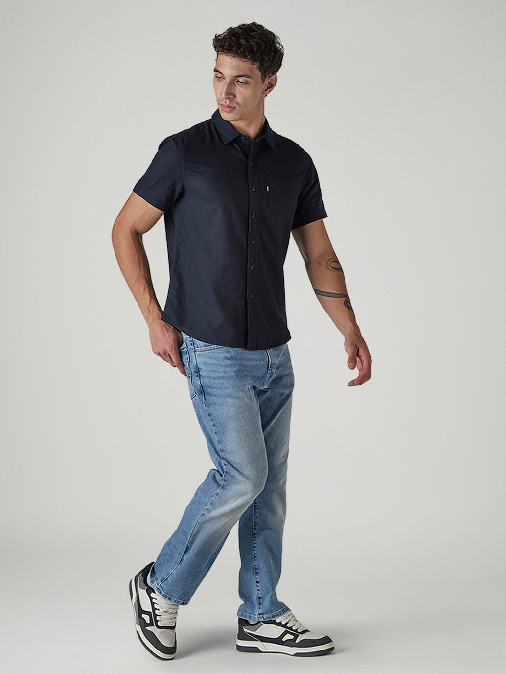 Men's 517 Light Blue Bootcut Fit Mid Rise Jeans