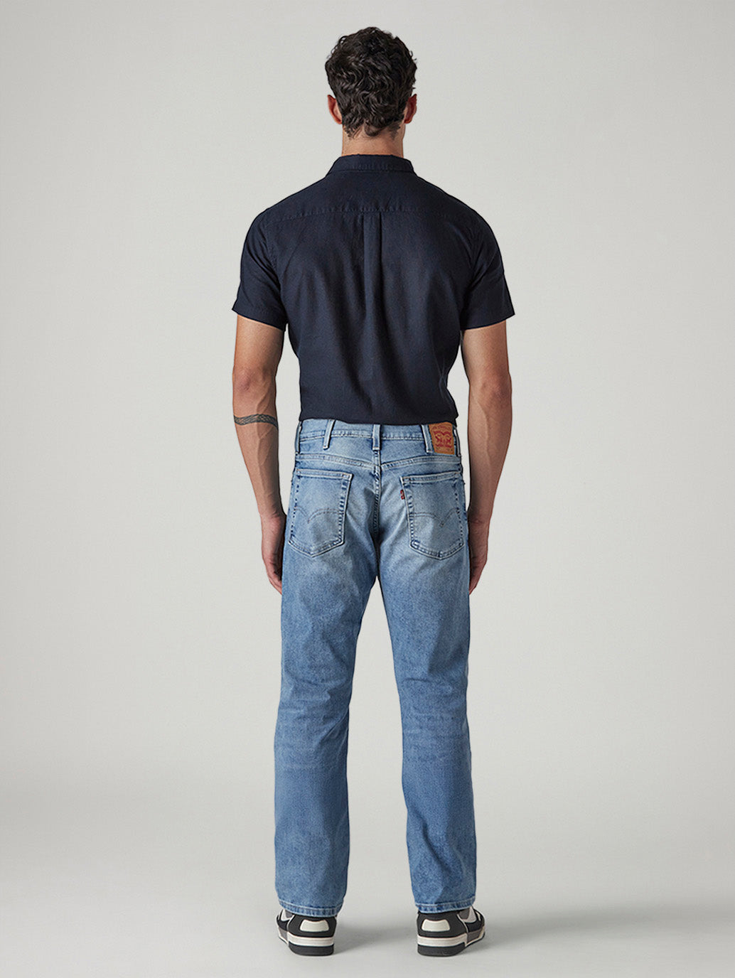 Men's 517 Light Blue Bootcut Fit Mid Rise Jeans - Back View