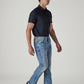 Men's 517 Light Blue Bootcut Fit Mid Rise Jeans - Side View