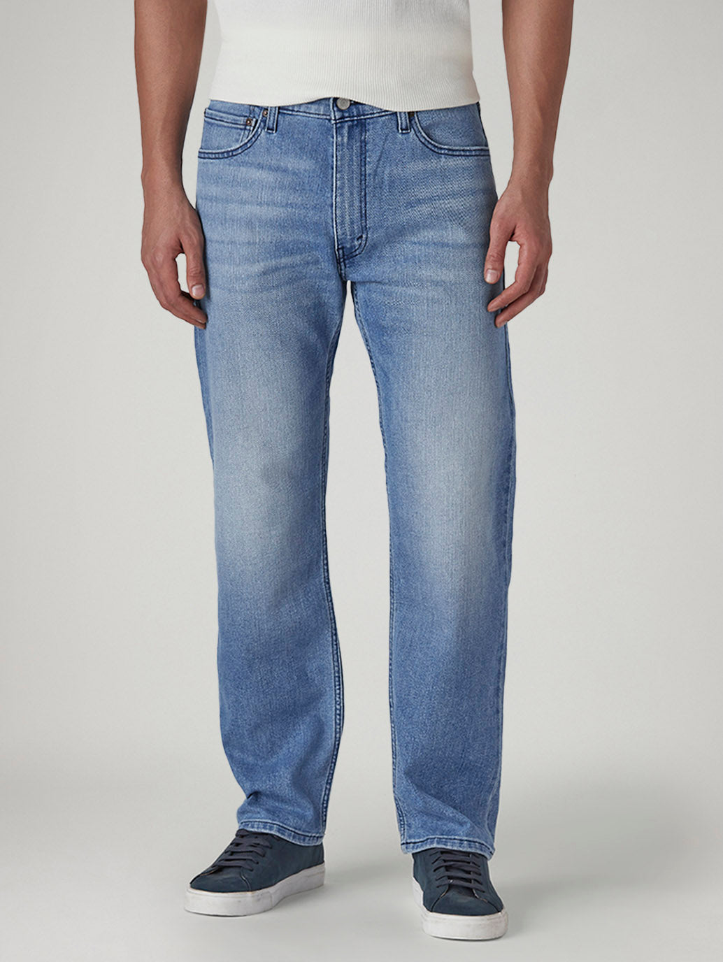 Men's 517 Light Indigo Bootcut Fit Mid Rise Kooltex Jeans - Front View