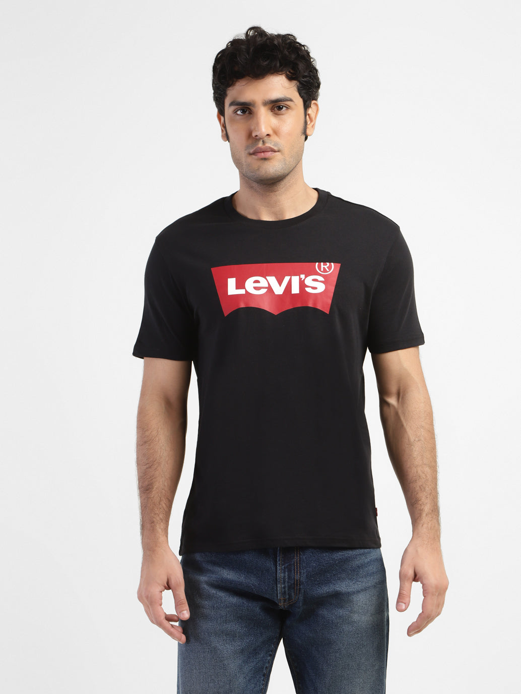 Men's Brand Logo Crew Neck T-shirt - c0fc6701-bb2b-4287-a653-3d5992ccefa1 View