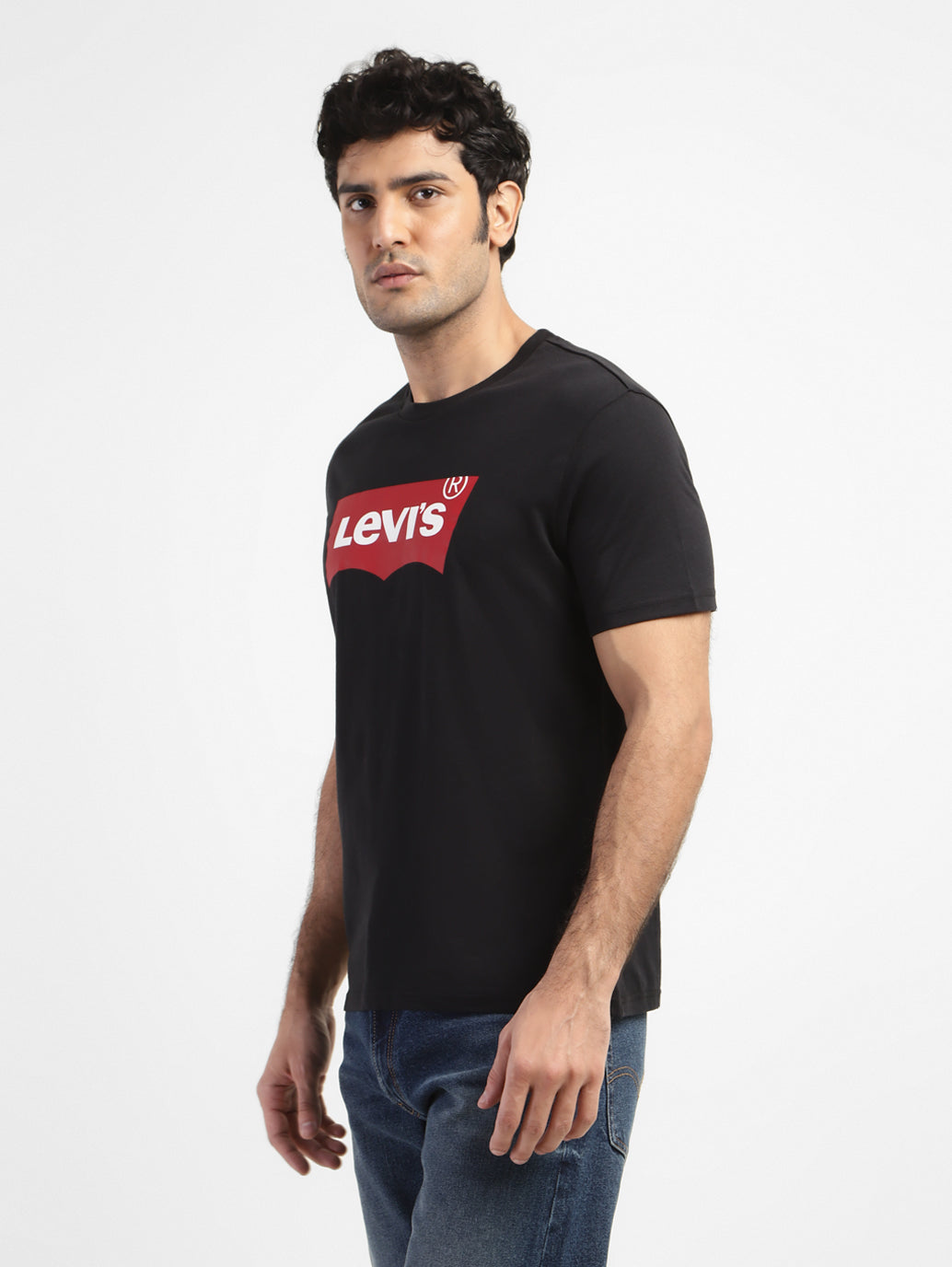 Men's Brand Logo Crew Neck T-shirt - 224f164e-976e-4b82-b38f-c9d447f6e3cd View