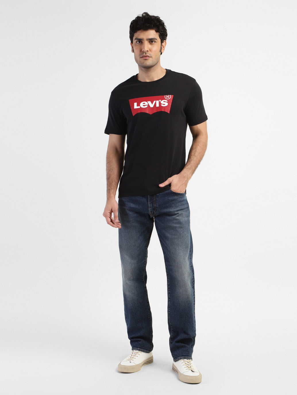 Men's Brand Logo Crew Neck T-shirt - fbc88360-58d7-4660-b483-b9403ea564f6 View