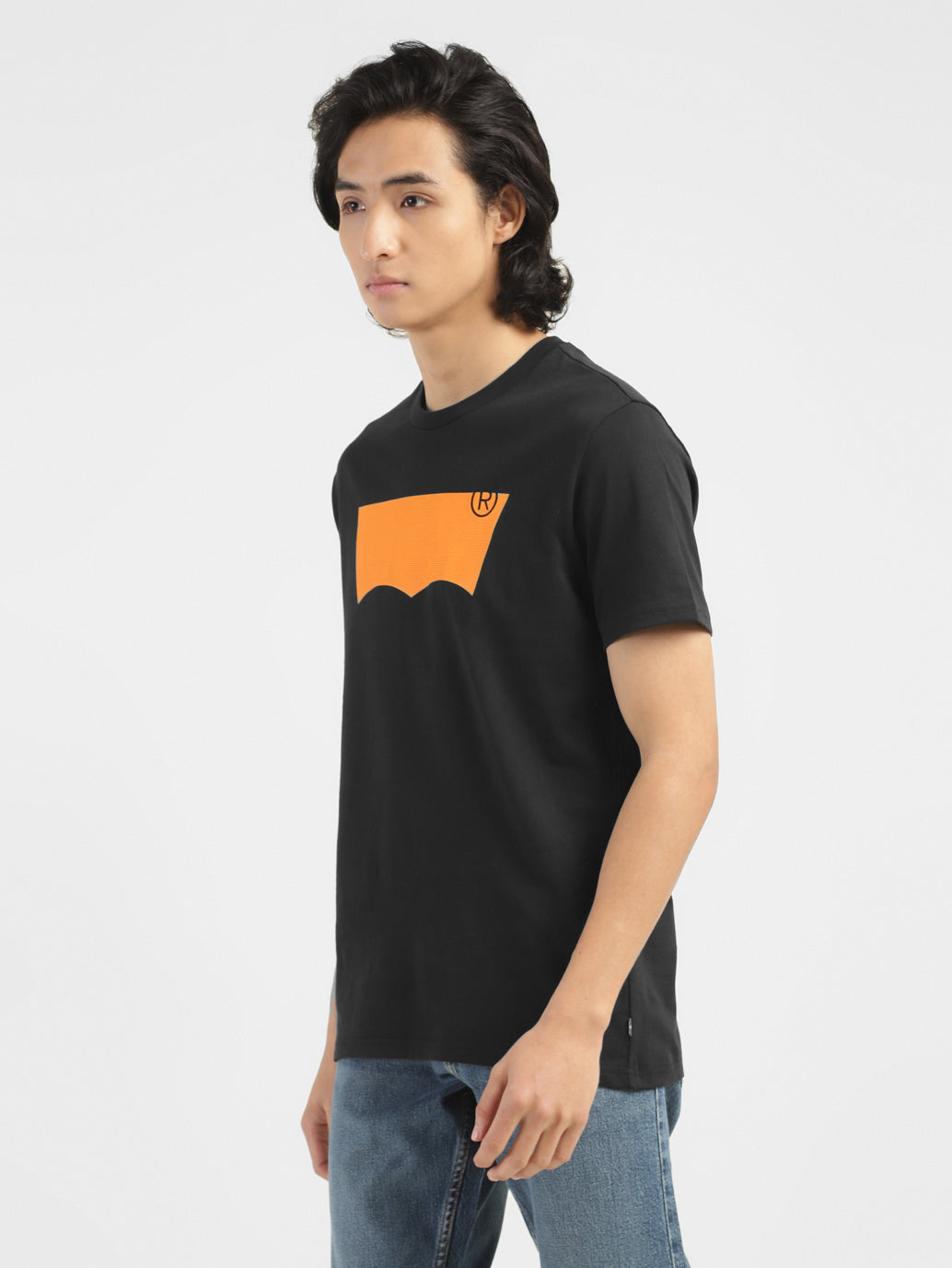 Men's Brand Logo Crew Neck T-shirt - 5df48699-f631-479c-982e-af9216b5e4a4 View