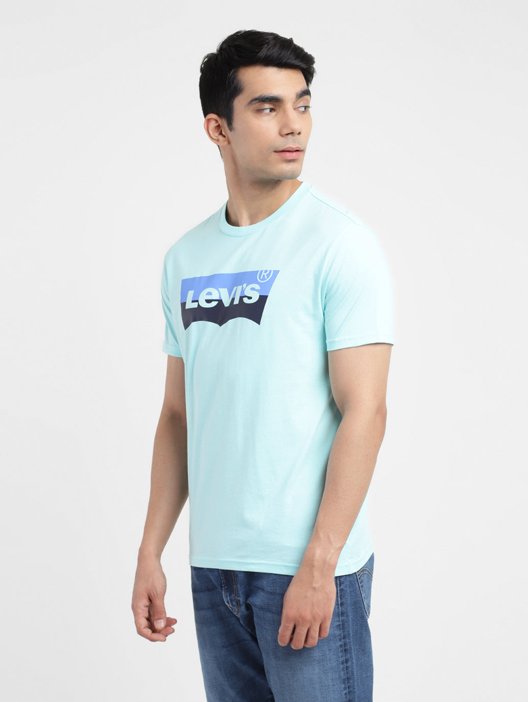 Men's Brand Logo Slim Fit T-shirt