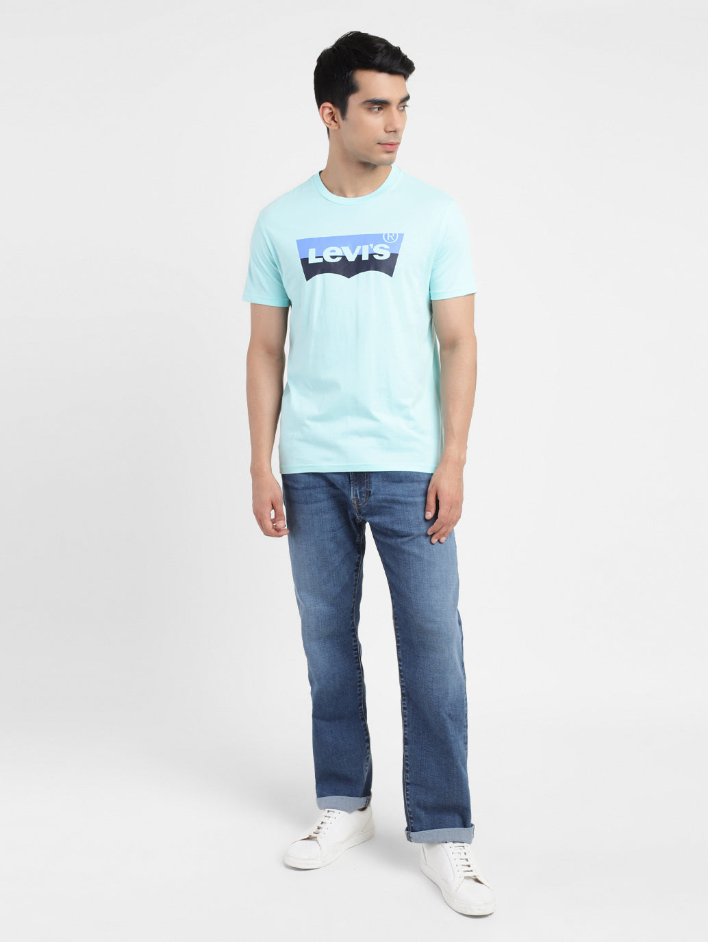 Men's Brand Logo Slim Fit T-shirt