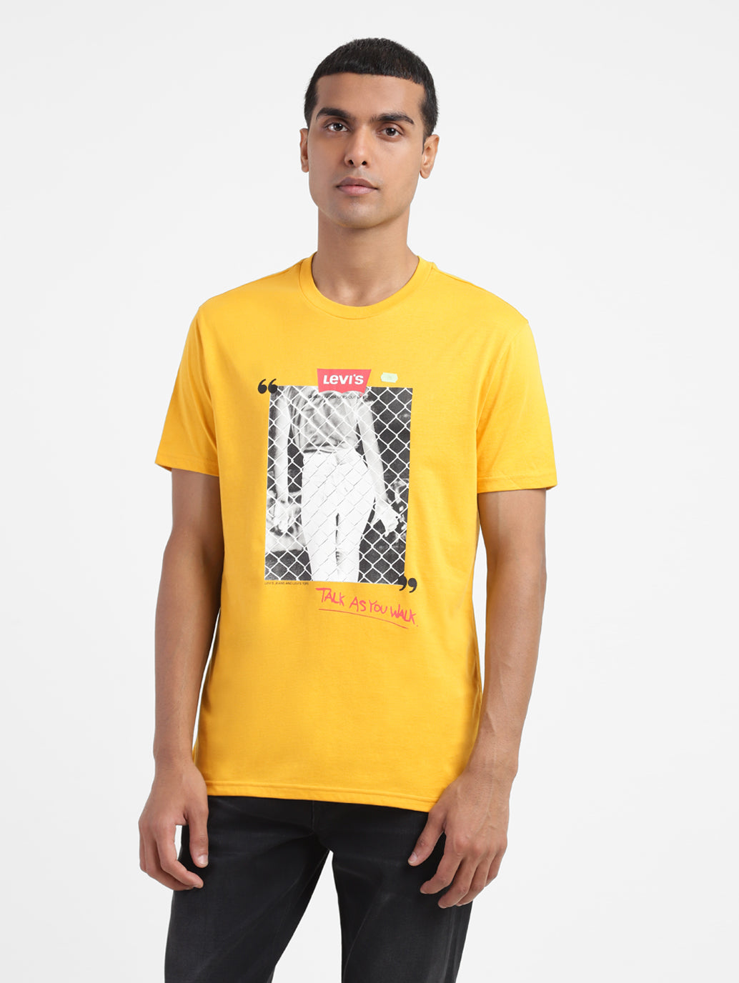 Men's Graphic Print Slim Fit T-shirt