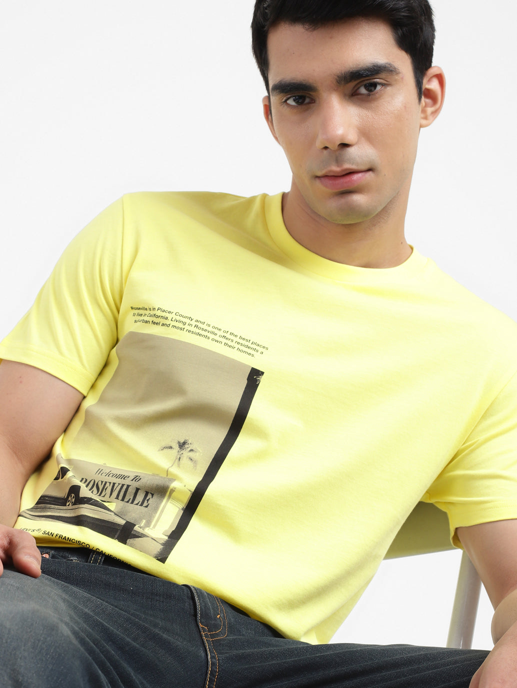 Men's Regular Fit  Crew Neck T-Shirt