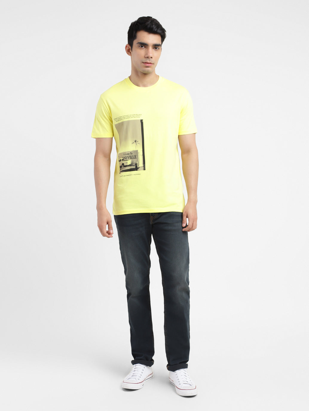 Men's Regular Fit  Crew Neck T-Shirt