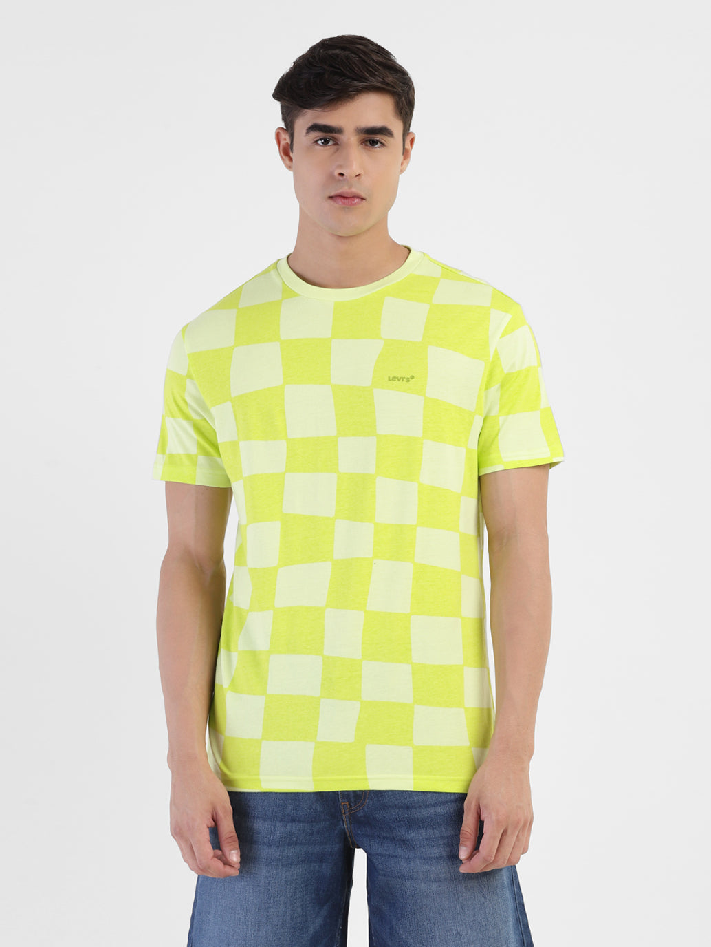 Levis checkerboard outlet t shirt